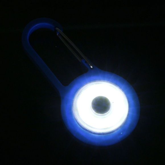 하이파워 카라비너 손전등 2p세트(고정형) (블루)
