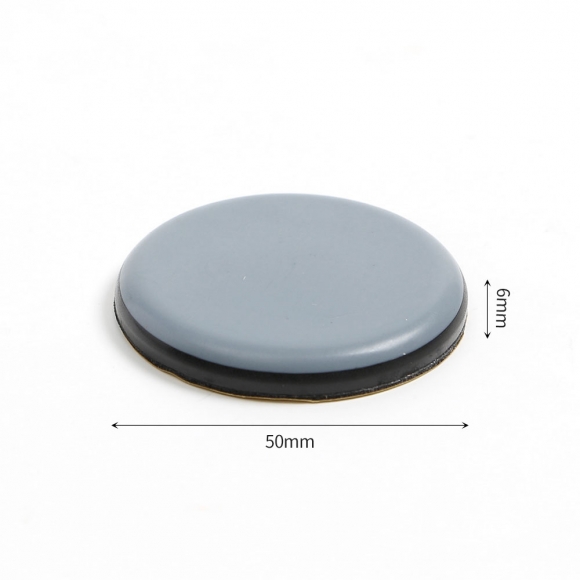 소음방지 슬라이딩 테프론 가구패드 12p세트(원형) (50mm)