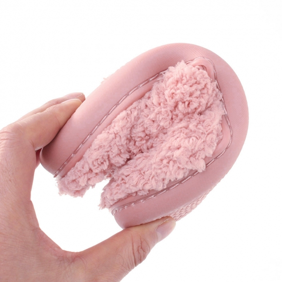 뽀글이 겨울 털슬리퍼(230mm) (핑크)
