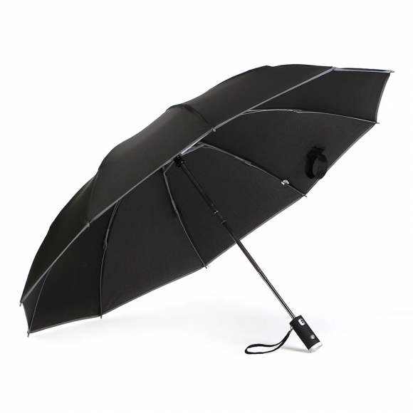 거꾸로 LED 완전자동 우산(블랙)