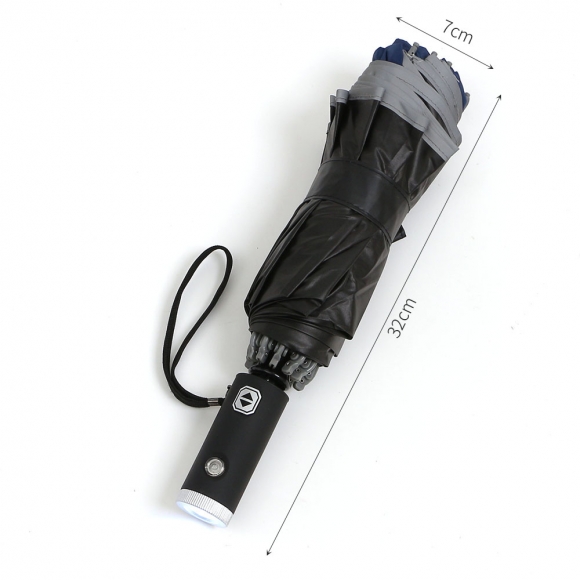 거꾸로 LED 완전자동 양산 겸 우산(블루)