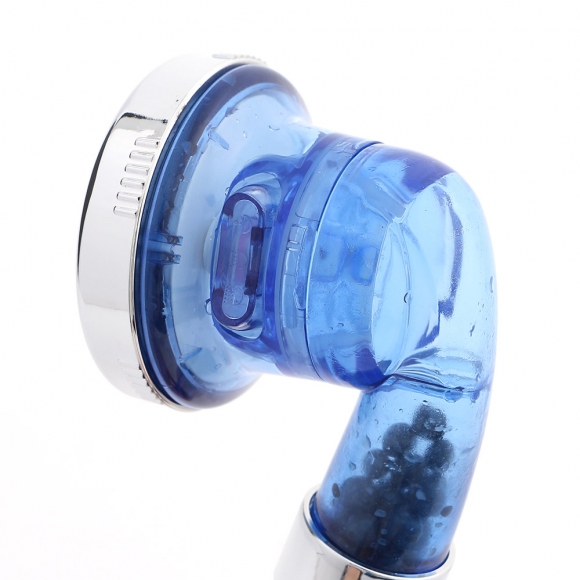 이지홈스 3단수압 필터 샤워기헤드(블루)