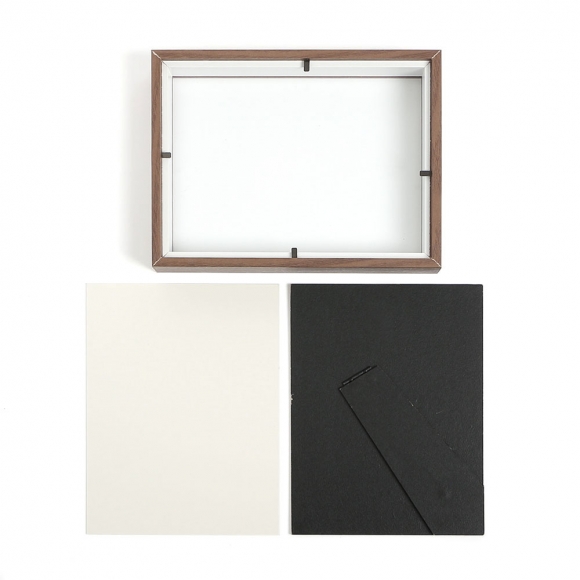 아트공간 3D 입체 관액자 8x10 (다크우드)