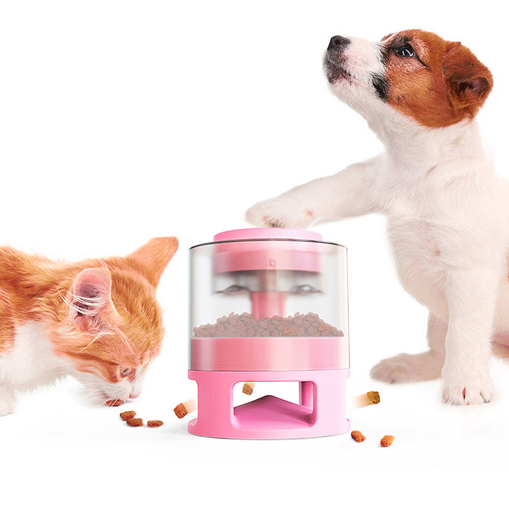 Oce 노즈워크 과식방지 강아지 밥그릇 핑크 고양이 사료그릇 급체방지 식기 개밥그릇