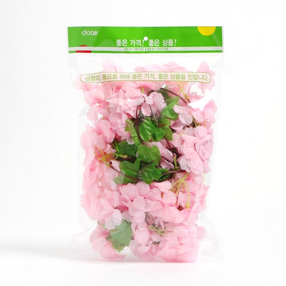 블룸 벚꽃 조화 넝쿨 2p세트(라이트핑크)