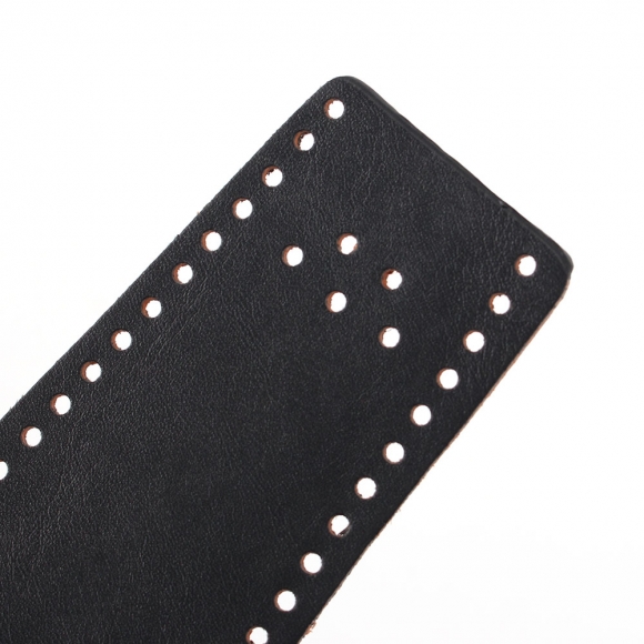 DIY 손바느질 가죽가방 키트(반달백) (블랙)