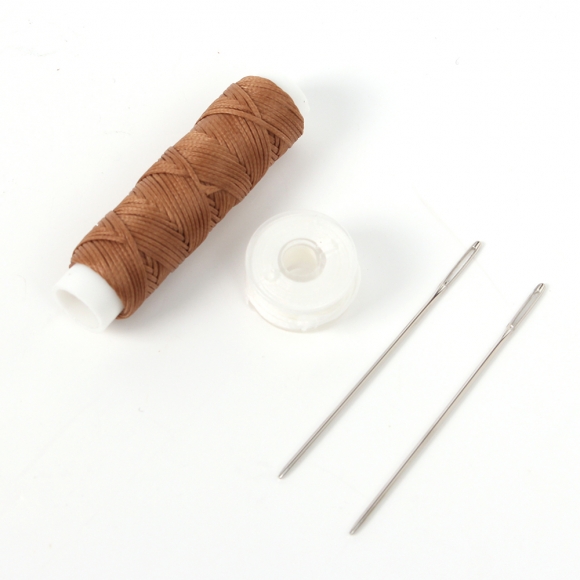 DIY 손바느질 가죽가방 키트(체크백) (브라운)