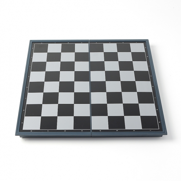앤티크 접이식 자석 체스(32x32cm) (블랙+화이트)