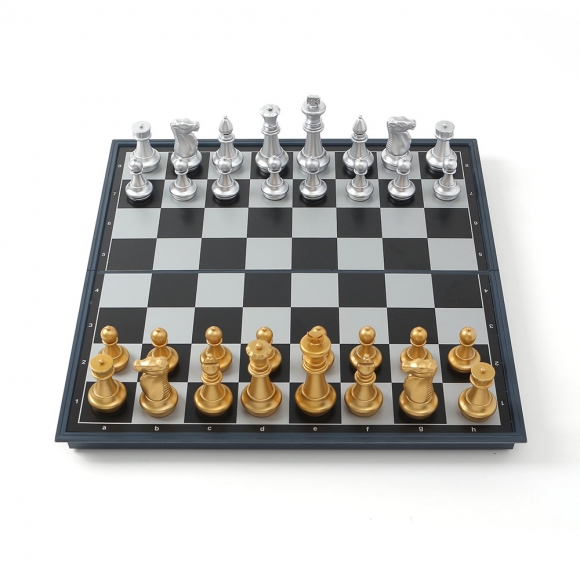 앤티크 접이식 자석 체스(36x36cm) (골드+실버)