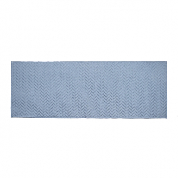 헤링본 워싱면 4인용 소파패드(90x240cm) (블루)