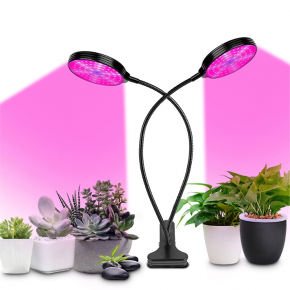 쑥쑥 광합성 LED 식물등(2헤드) (블루+레드)
