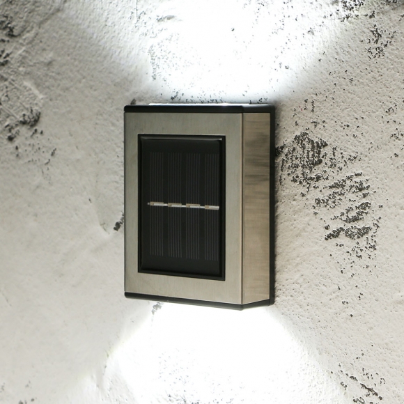 LED 정원 태양광 벽부등 2p세트(백색)