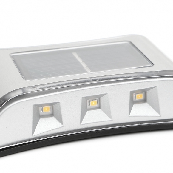 LED 오토 태양광 벽부등 4p세트(웜색)