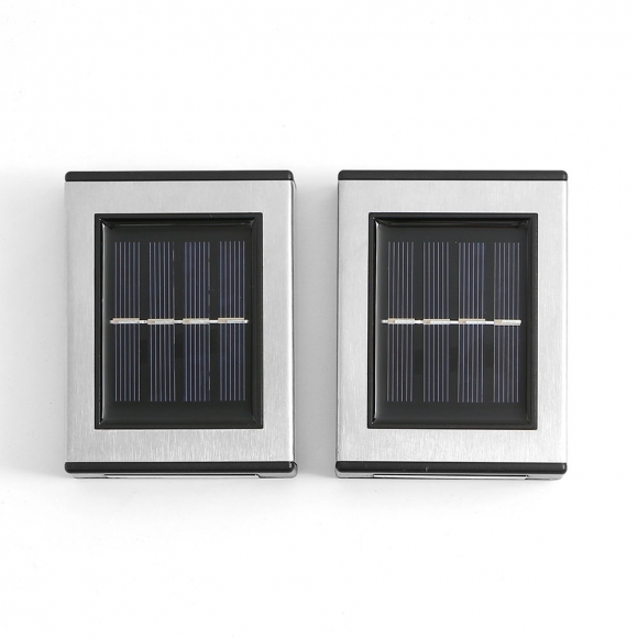 LED 정원 태양광 벽부등 2p세트(웜색)