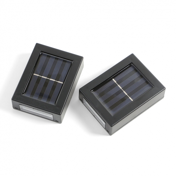LED 야외 태양광 벽부등 2p세트(웜색)