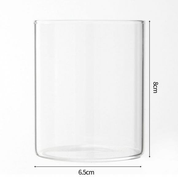 [로하티]투명 내열 유리컵(250ml)