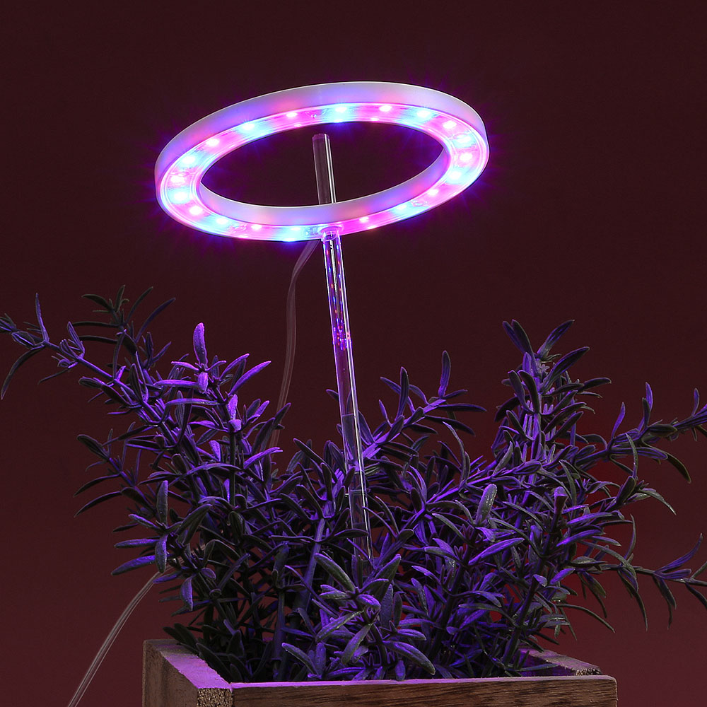 Oce LED 식물 성장등 화분 조명 헤드형 레드블루 식물 생장 재배등 가드닝 화분빛