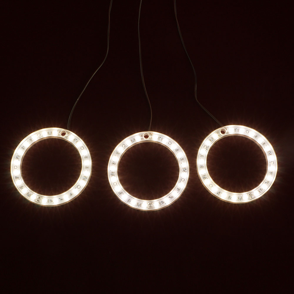 Oce LED 식물 성장등 화분 조명 3헤드형 웜색 가드닝 형광등 전등 홈플랜트