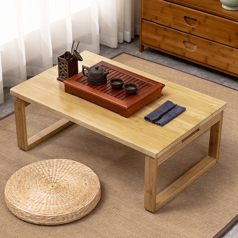 접이식 좌식 테이블 대나무 고급 탁자 작은 탁자 술상 찻상 베드 테이블
