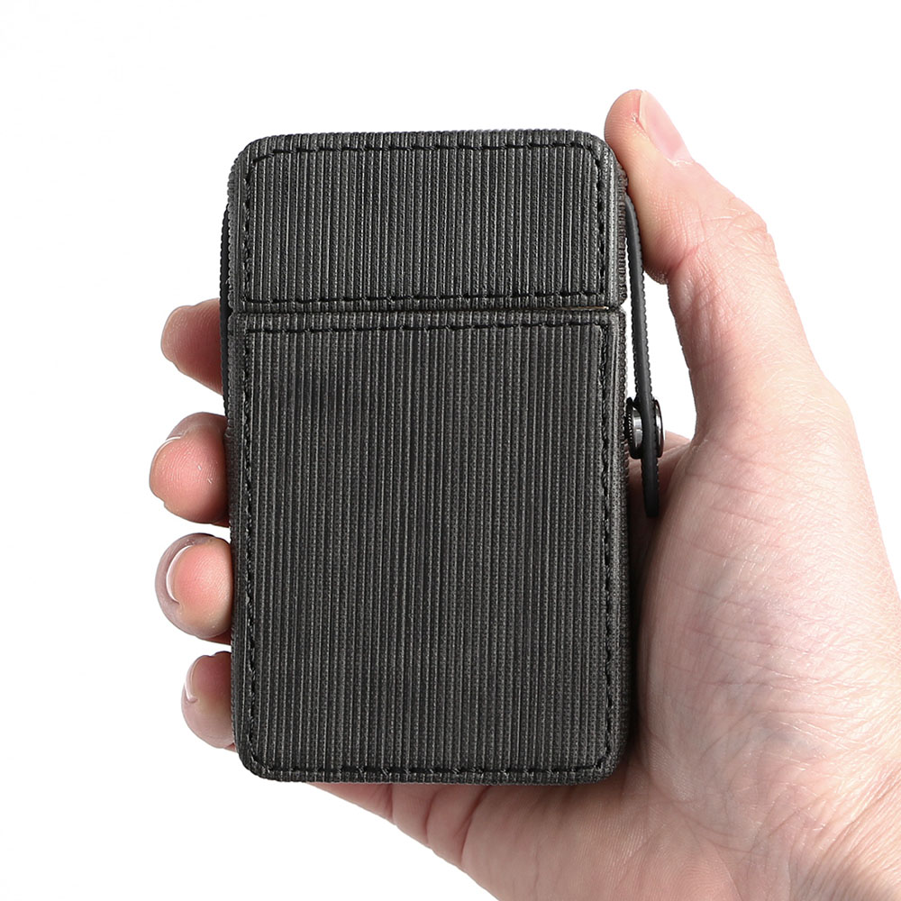 Oce 인조 가죽 담배통 지갑 담뱃갑 블랙 담배 케이스 이너백 휴대용 이너 가방