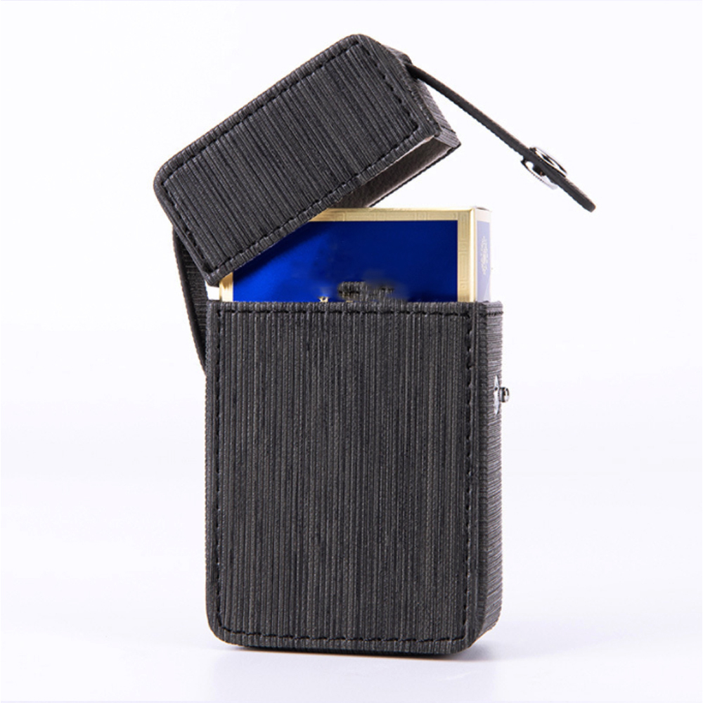 인조 가죽 담배통 지갑 담뱃갑 블랙 미니 상자 휴대용 이너 가방 카바