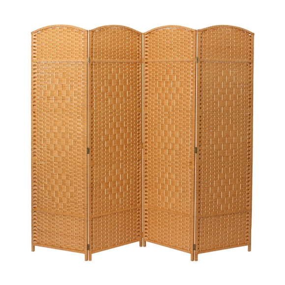 라탄 구텐 4단 파티션(180cmx200cm) (베이지)