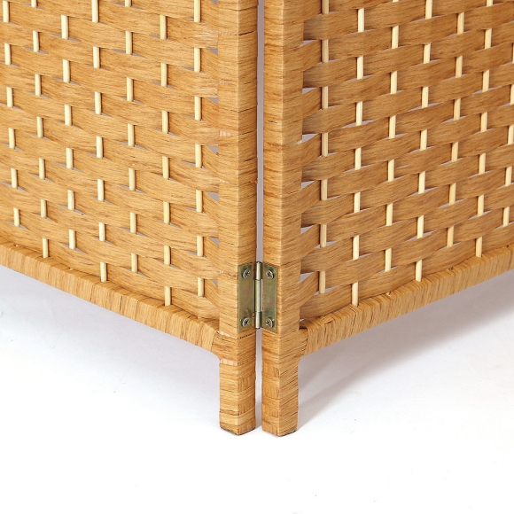 라탄 구텐 4단 파티션(180cmx200cm) (베이지)
