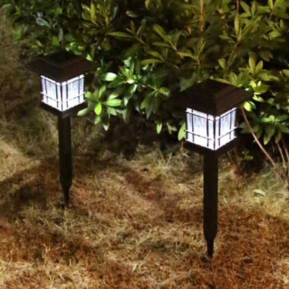 솔라가든 LED 태양광 정원등 2p세트 S-2(백색)
