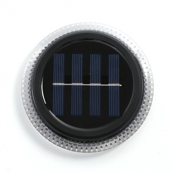선샤인가든 LED 태양광 바닥등 2p세트(웜색) (원형)