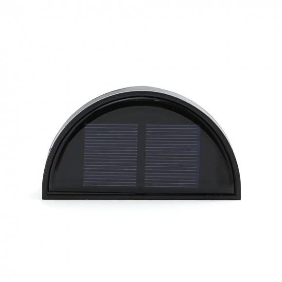 LED 오로라 태양광 벽부등 2p세트(웜색) (블랙)