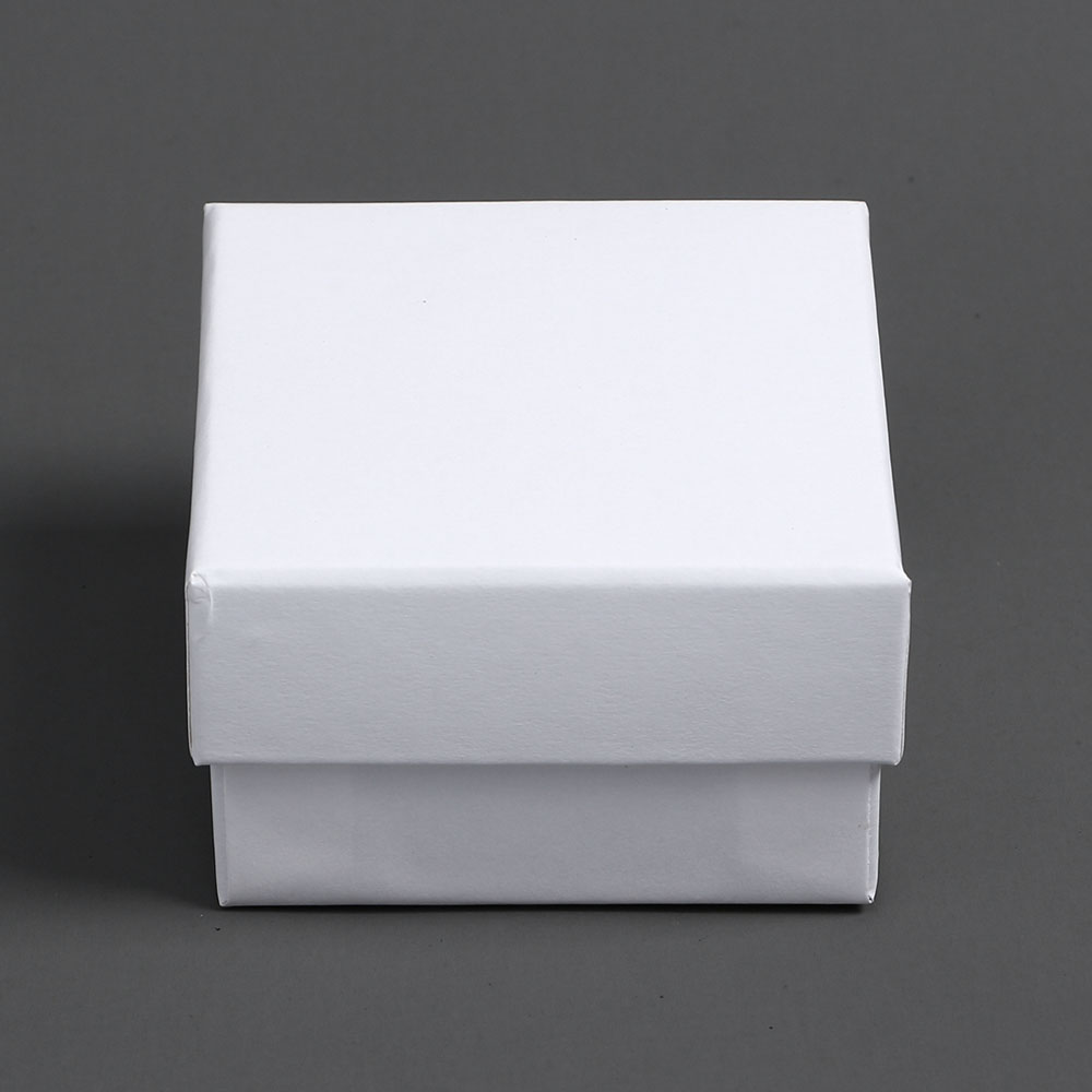 Oce 고급 종이 선물 상자 화이트 박스 9.5x9.5 무지 박스 사각 기프트백 뚜껑 케이스