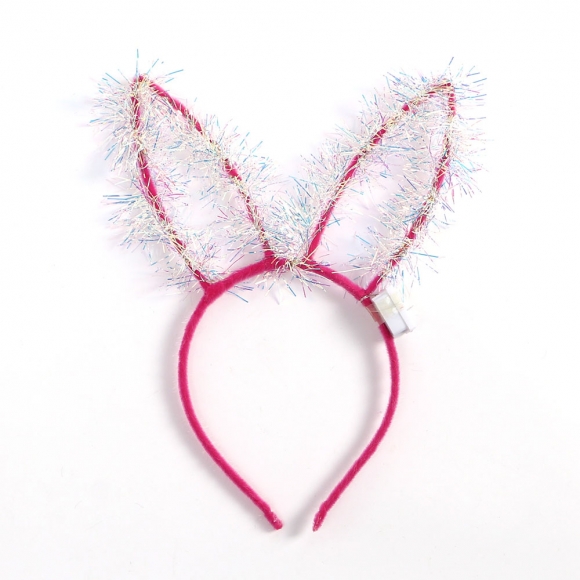 트윙클 LED 토끼 머리띠 4p세트(4색)