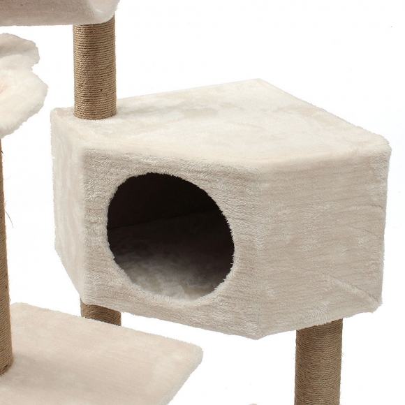힐링홈 고양이 캣타워(150cm) (아이보리)