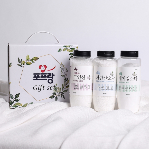 포프랑 구연산+베이킹소다+과탄산소다 3종세트