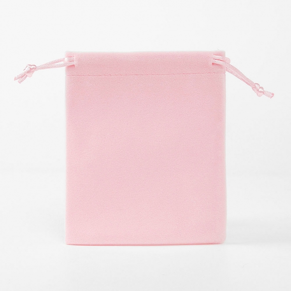 벨벳 미니 스트링 파우치 10p세트(10x12cm) (핑크)