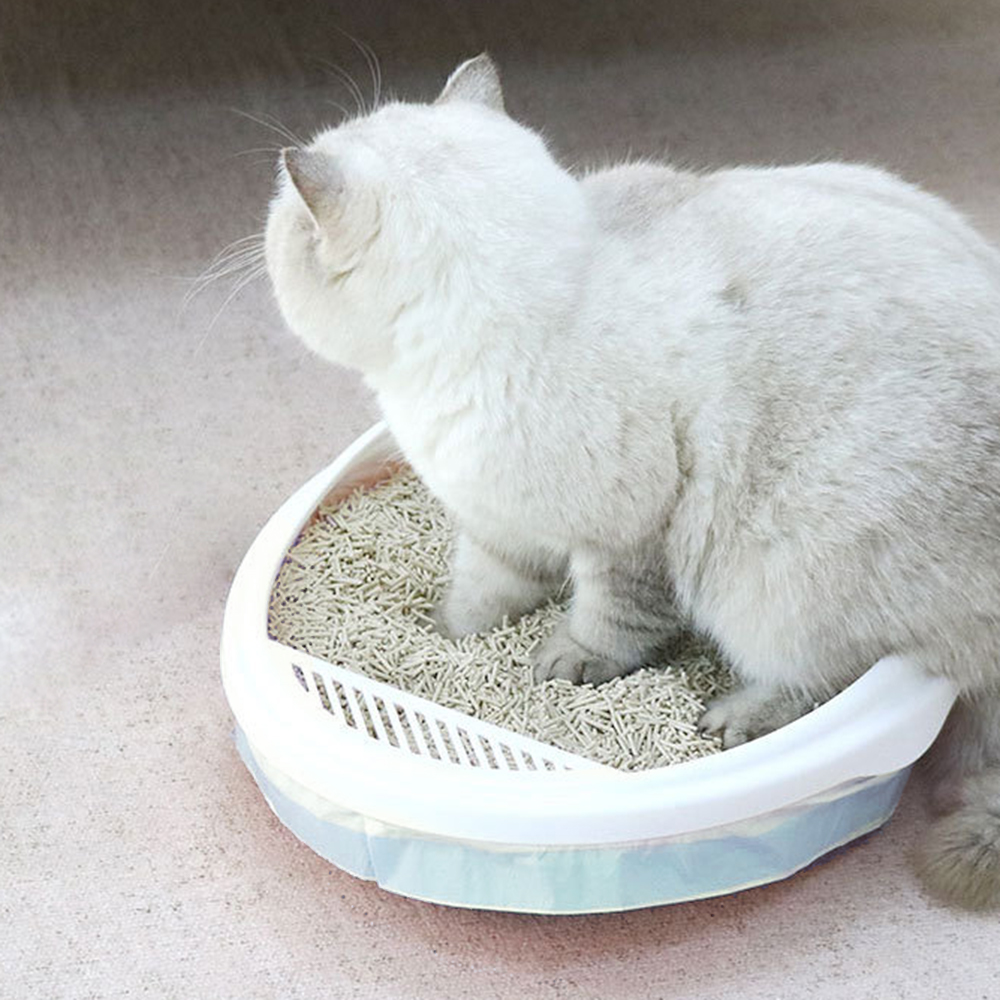 Oce 고양이 모래 변기 비닐 3롤 58x35 품백 배변통 씌우개 고양이 배변 봉투