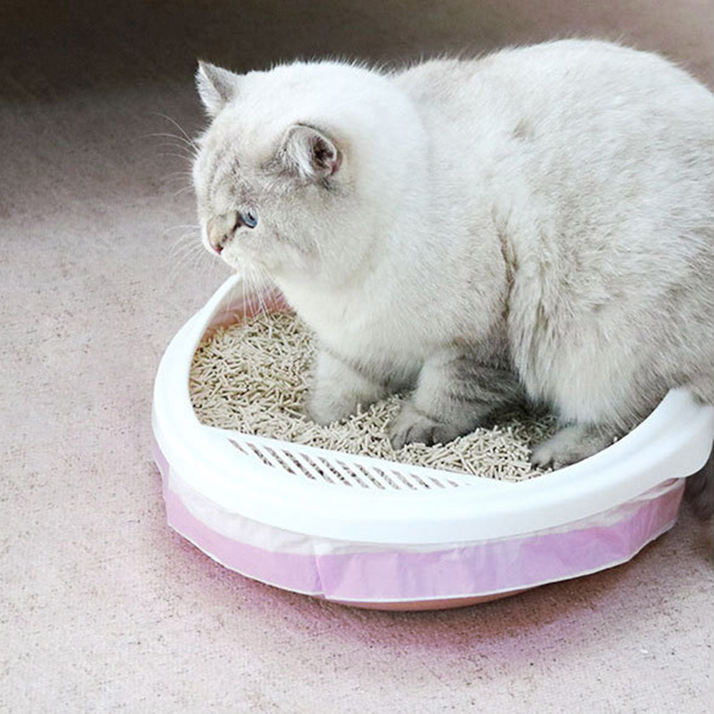 Oce 고양이 모래 변기 비닐 3롤 104x45 고양이 배변 봉투 모래 주머니 냥이 화장실 봉투