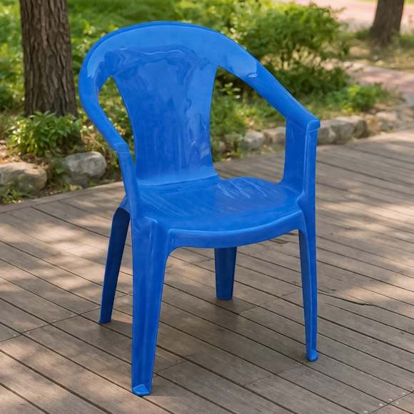 팔걸이 의자 4p세트(블루)