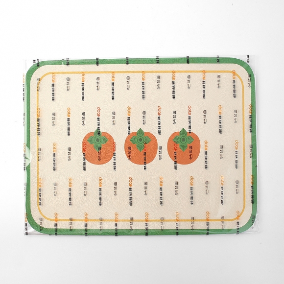 아망뜨 북유럽풍 가죽 식탁매트(단감) (40x30cm)