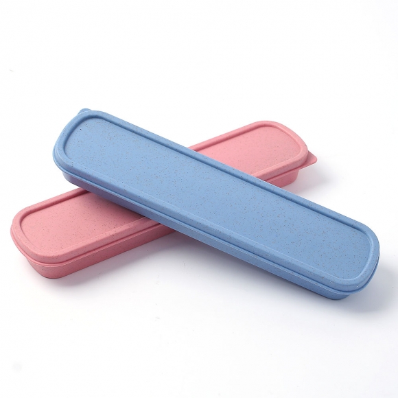 쿡시티 휴대용 실버 수저 2세트(블루+핑크)