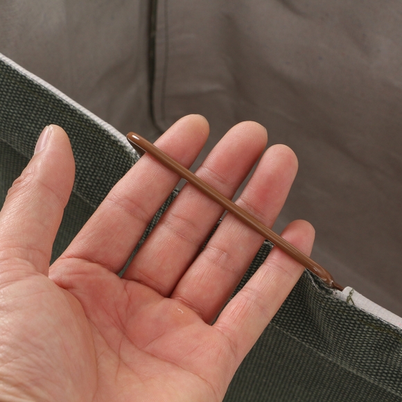 빈티지랙 접이식 빨래바구니(40x23cm) (그린)