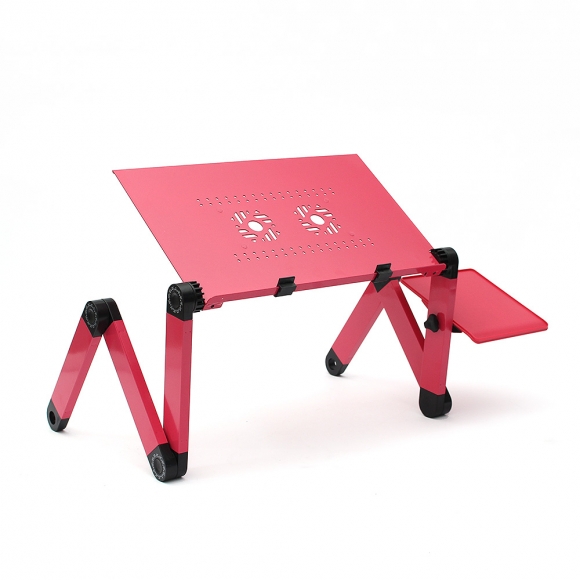 관절접이 멀티 노트북 테이블(42x26cm) (핑크)