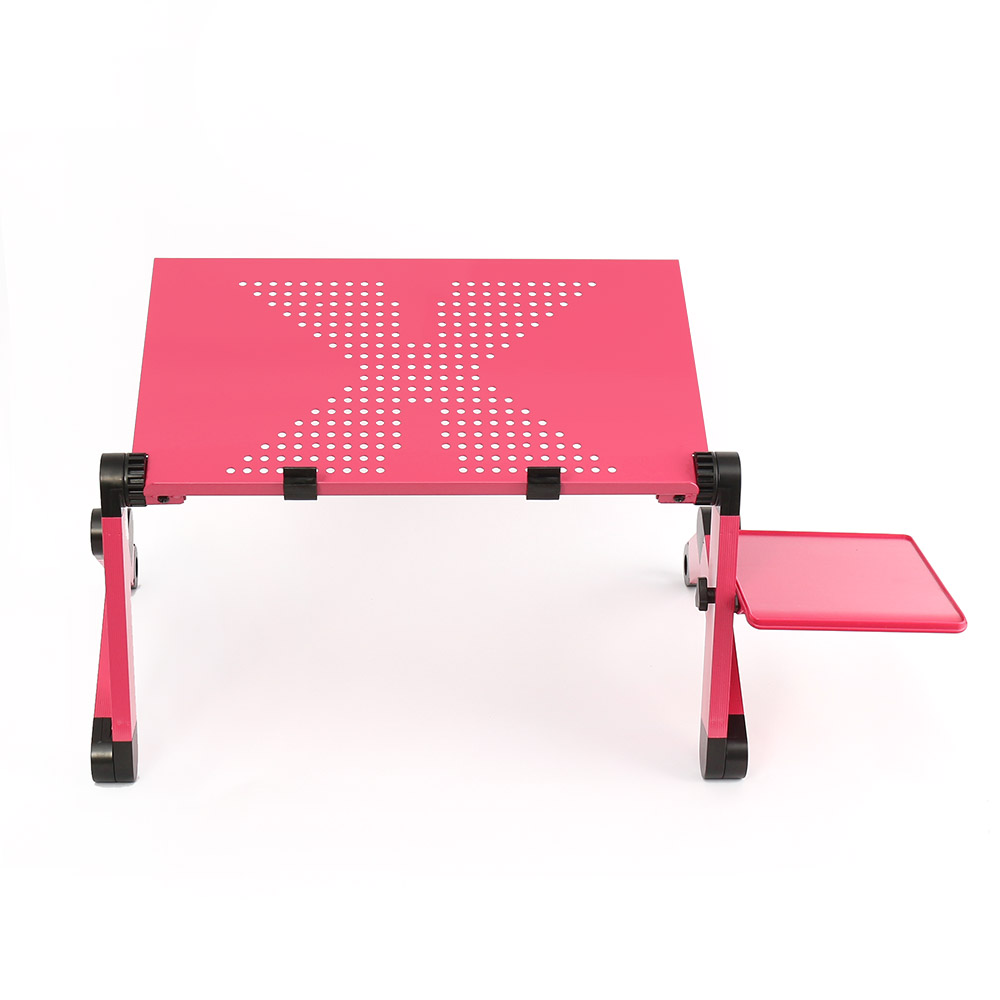 Oce 고급 각도조절 노트북 책상 좌식 테이블 42x26 핑크 마우스 거치대 미니 책상 베드 테이블