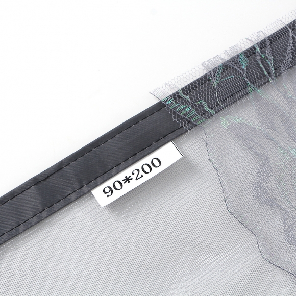 라이프업 심플 문 모기장(90x200cm) (그레이)
