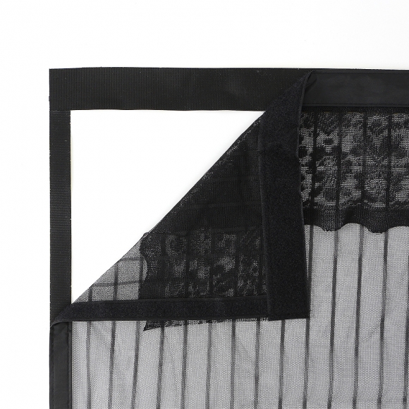 아트도어 스트라이프 문 모기장(100x200cm) (블랙)