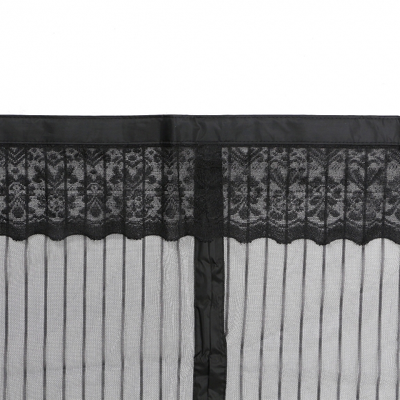 아트도어 스트라이프 문 모기장(90x210cm) (블랙)