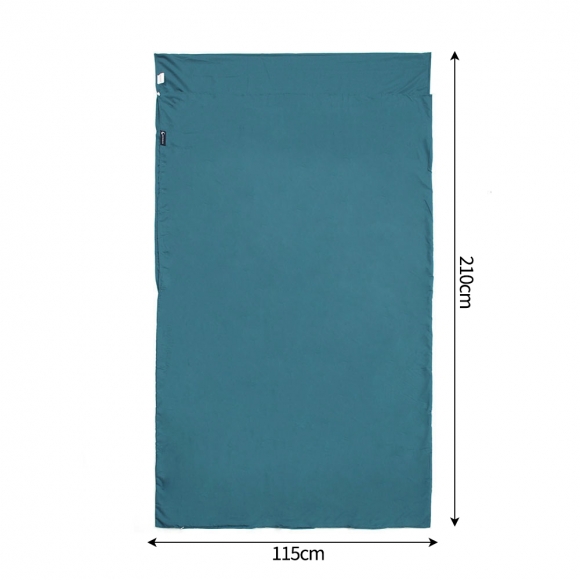 여행용 캠핑 침낭라이너(115x210cm) (블루)