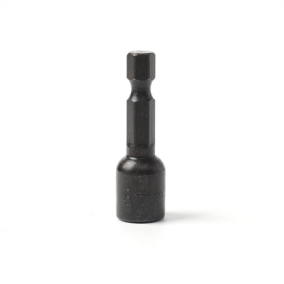 전동드릴용 육각 비트소켓 10개입(8mm) (탄소강 블랙)