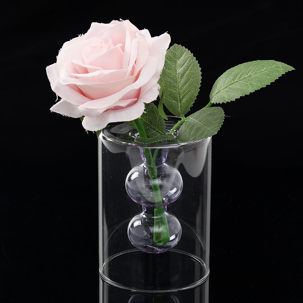 Oce 유리 공예품 생화 꽃꽂이 화병 퍼플 vase 수경재배기병 꽃꽂이병물꽂이 엔틱장식예쁜꽃병