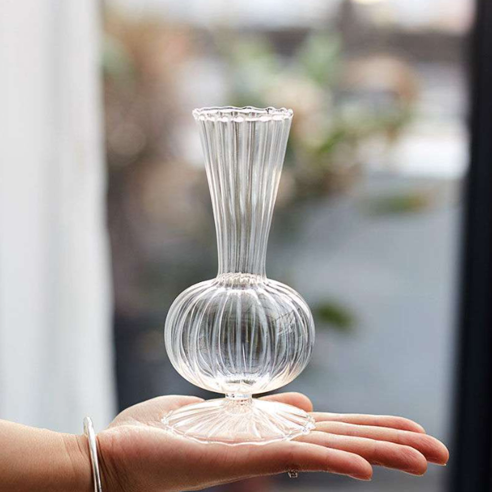 특이한 생화 유리 vase 꽃꽂이 화병 플랜테리어 데스크 소품 조화 꽃병